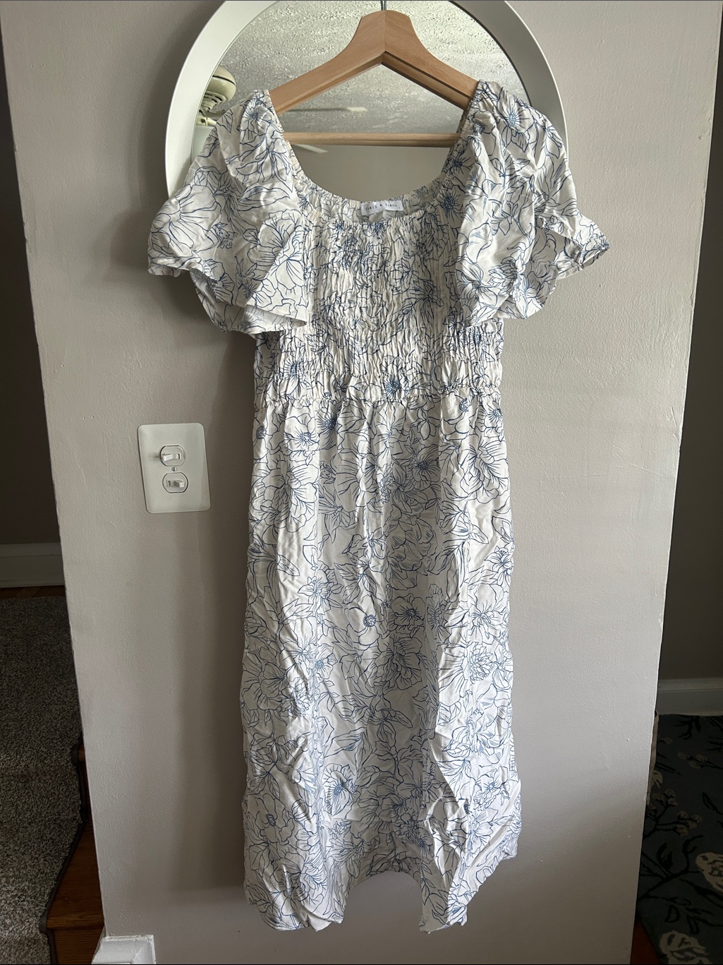 Cottagecore Maternity Dress With Pockets!